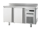 Table réfrigérée boulangerie Premium 2/0 avec dosseret