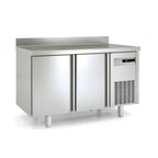 Table réfrigérée boulangerie Premium 2/0 avec dosseret