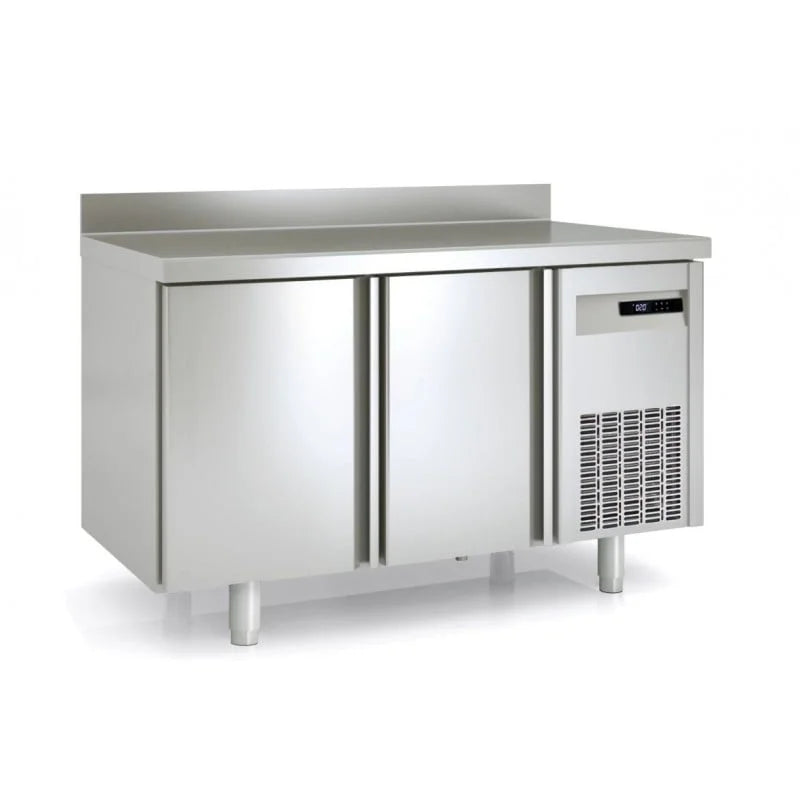Table réfrigérée boulangerie Premium 2/0 avec dosseret