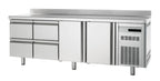 Table réfrigérée boulangerie Premium 2/4 avec dosseret