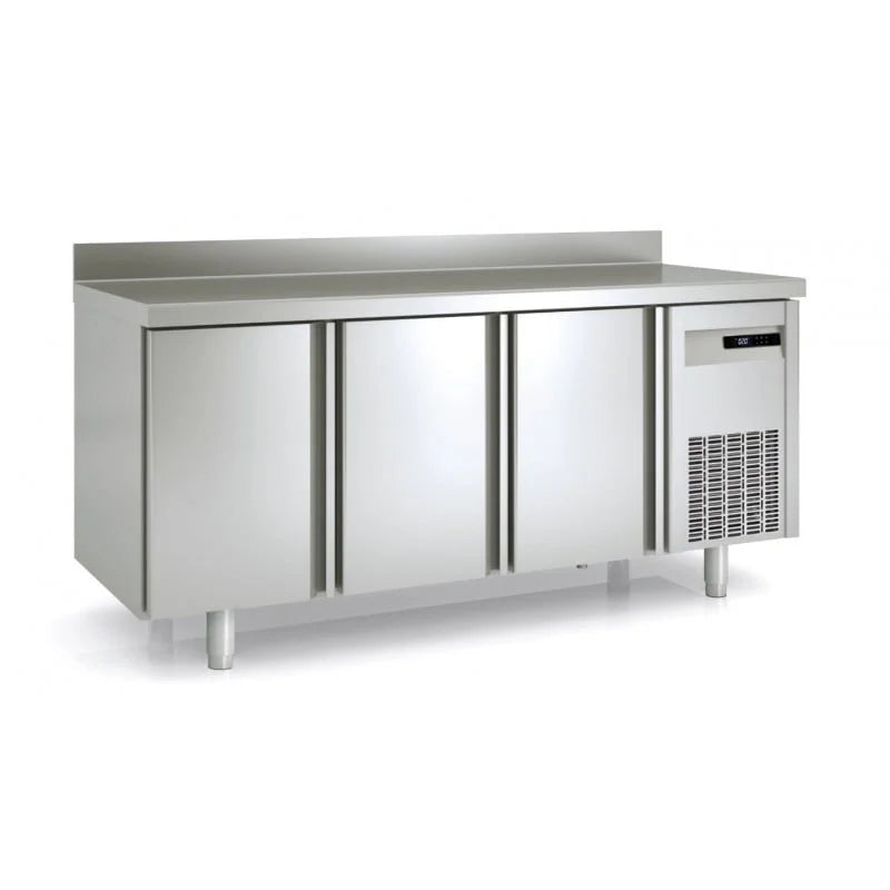 Table réfrigérée de boulangerie Premium 3/0 avec dosseret
