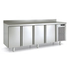 Table réfrigérée de boulangerie Premium 4/0 avec dosseret