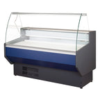 Comptoir réfrigéré PROFI 100 - vitrage frontal arrondi, 1050 mm, avec éclairage LED