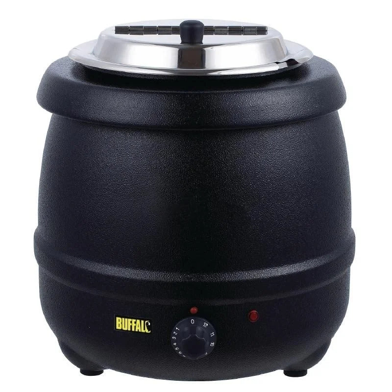 Marmite à soupe Buffalo 10 Litres noire