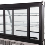 Vitrine réfrigérée ECO 160 L, 880 mm, avec éclairage LED et 2 étagères