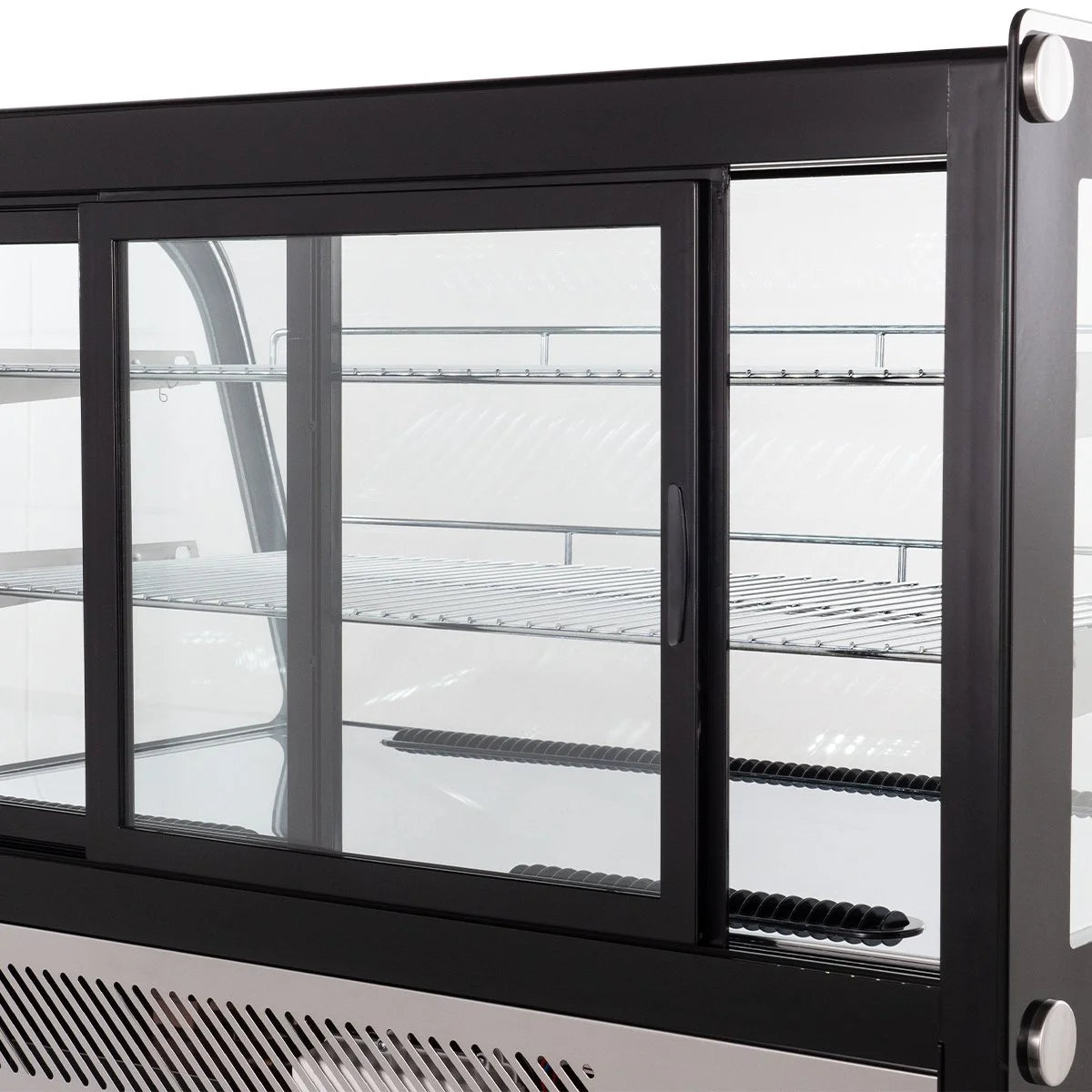 Vitrine réfrigérée ECO 160 L, 880 mm, avec éclairage LED et 2 étagères