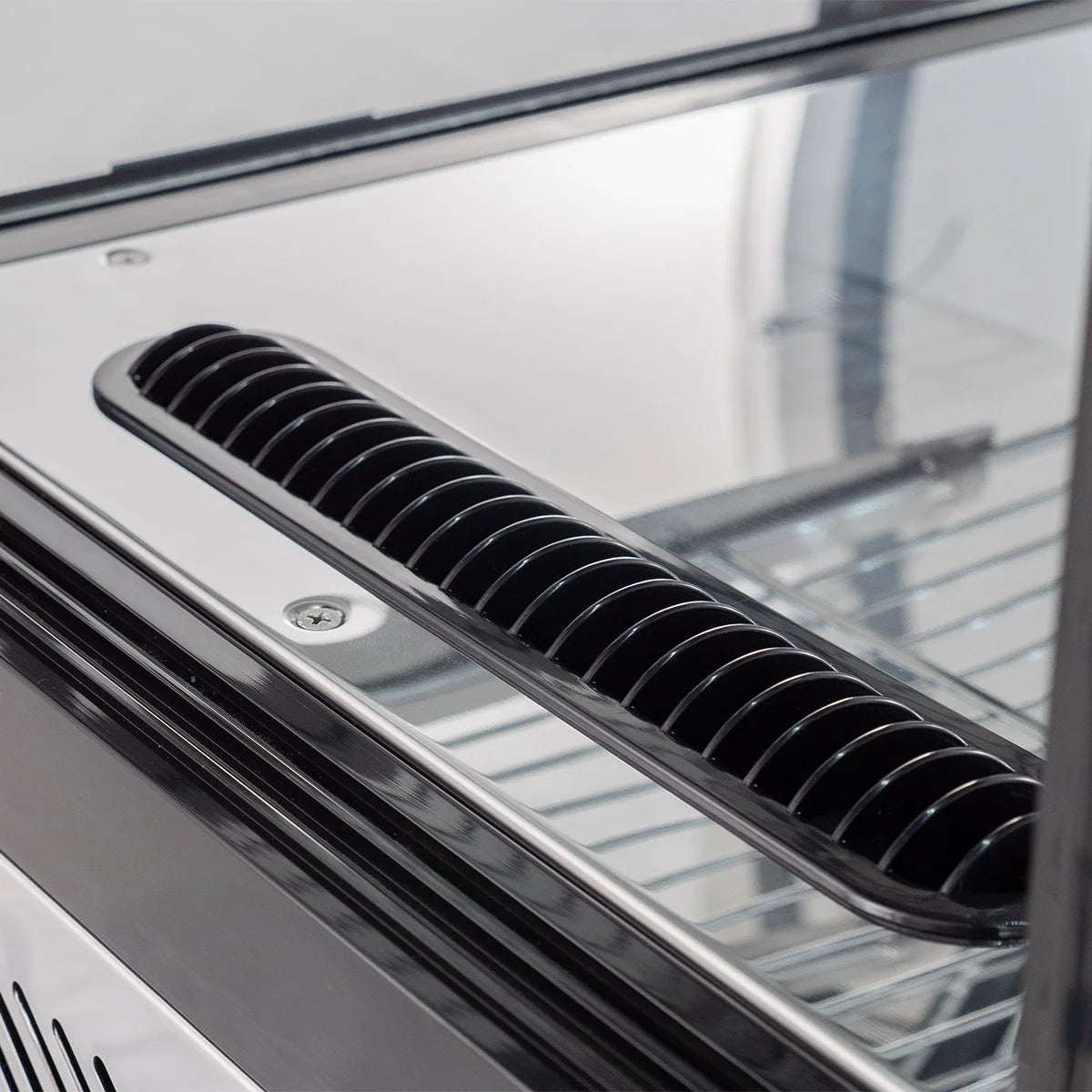 Vitrine réfrigérée ECO 160 L, 880 mm, avec éclairage LED et 2 étagères