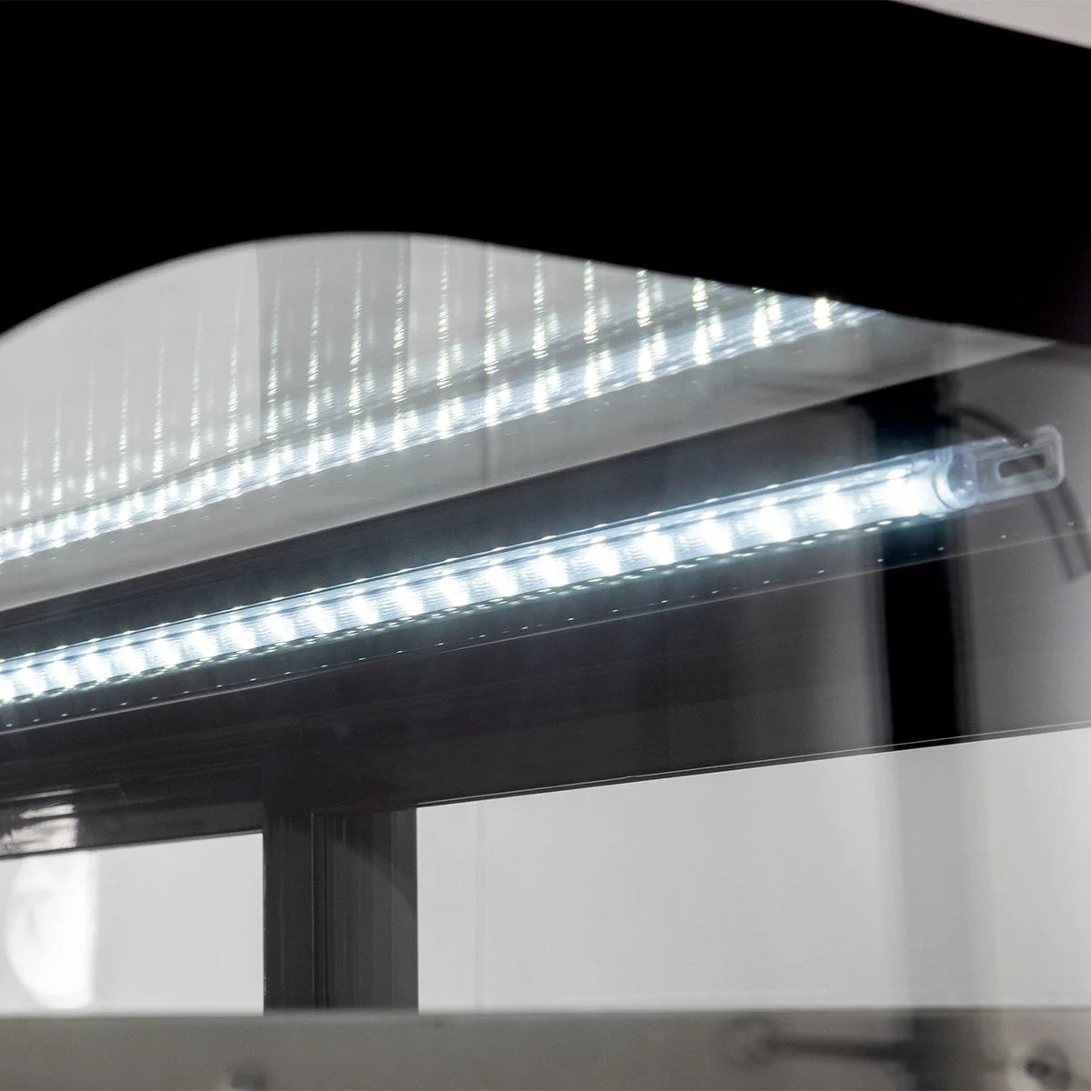 Vitrine réfrigérée ECO 160 L, 880 mm, avec éclairage LED et 2 étagères