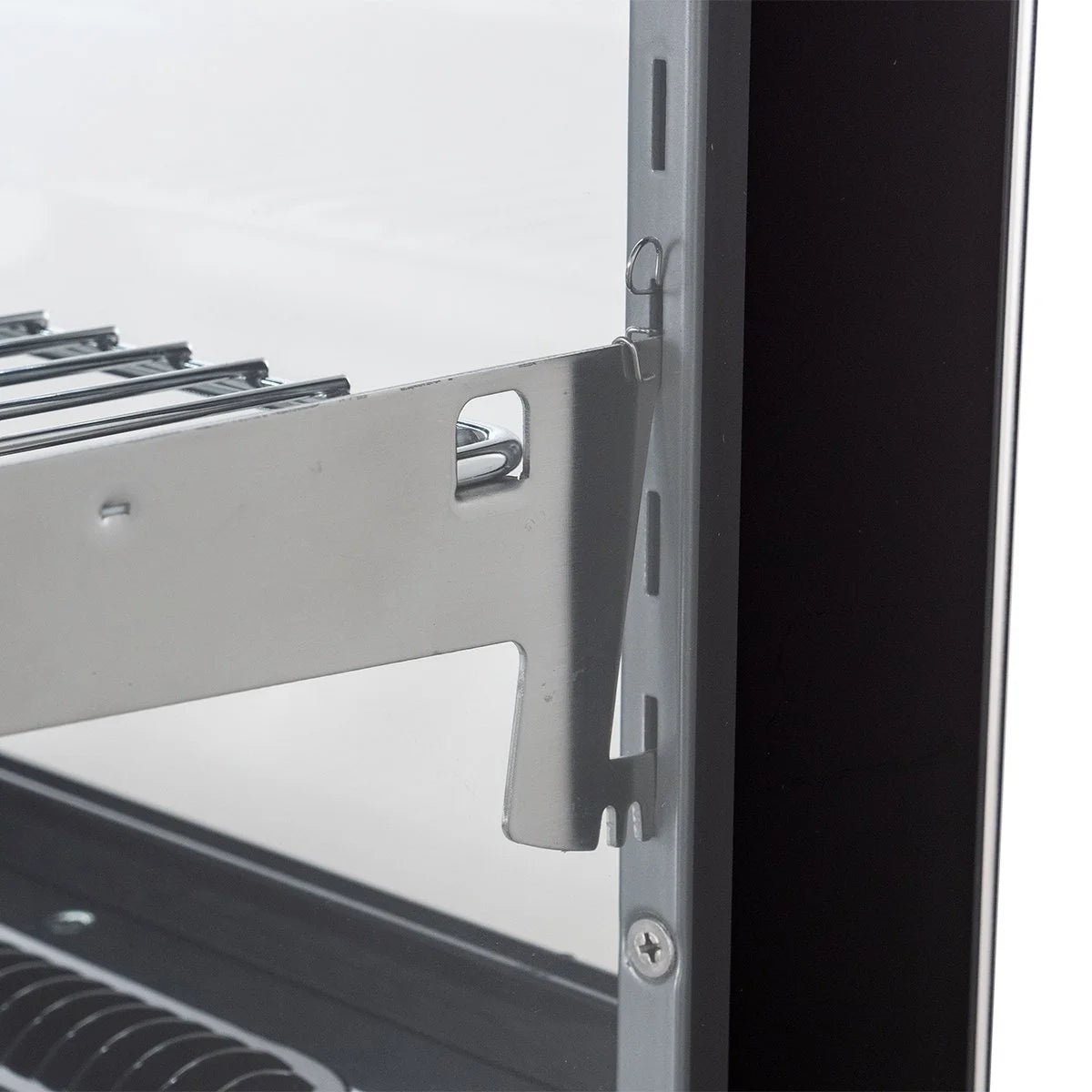 Vitrine réfrigérée ECO 160 L, 880 mm, avec éclairage LED et 2 étagères