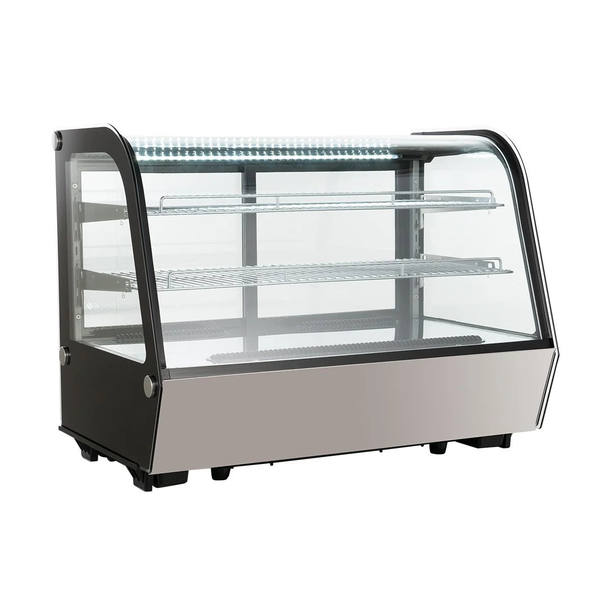 Vitrine réfrigérée ECO 160 L, 880 mm, avec éclairage LED et 2 étagères