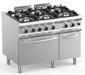 Cuisinière à gaz Dexion Lux 700 - 110/73 avec four électrique - 6 feux - 42 kW