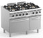 Cuisinière à gaz Dexion Lux 700 - 100/73 avec four électrique - 6 feux - 33 kW