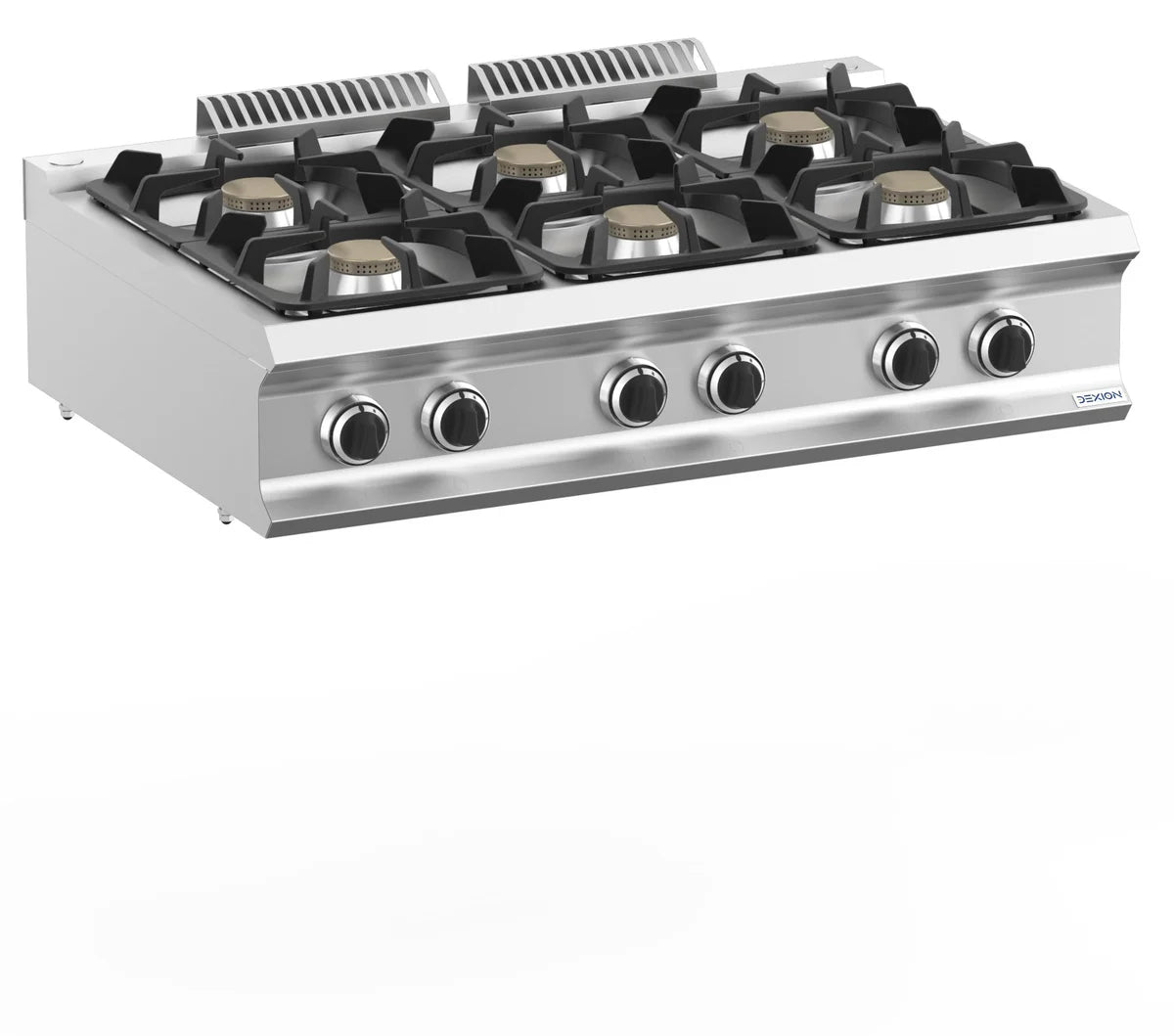 Cuisinière à gaz Dexion Lux 700 - 110/73 - appareil de table - 6 feux - 42 kW