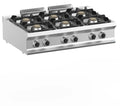 Cuisinière à gaz Dexion Lux 700 - 110/73 - appareil de table - 6 feux - 33 kW