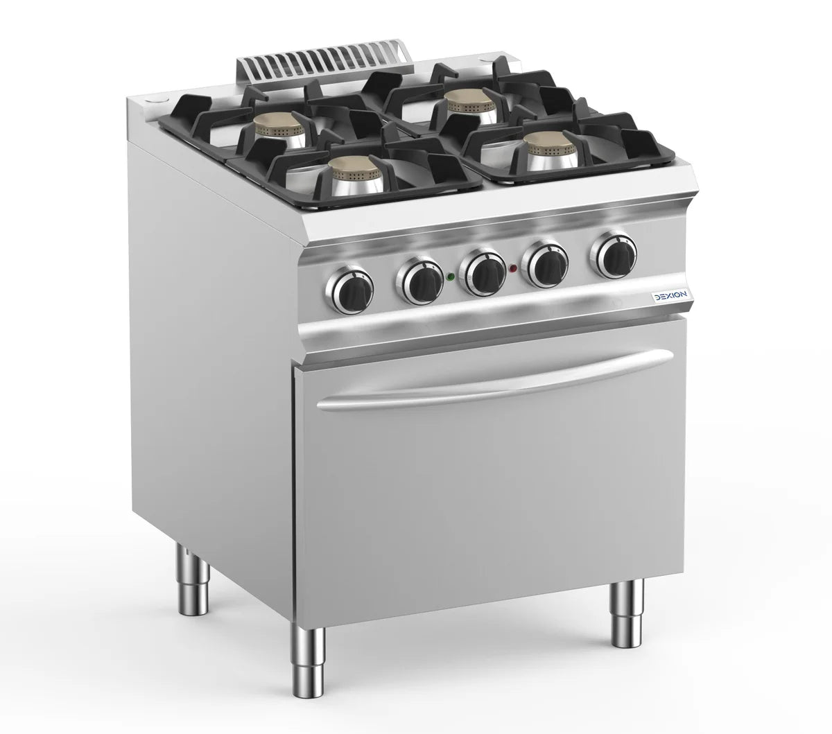 Cuisinière à gaz Dexion Lux 700 - 70/73 avec four électrique - 4 feux - 22 kW