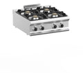 Cuisinière à gaz Dexion Lux 700 - 70/73 - appareil de table - 4 feux - 28 kW