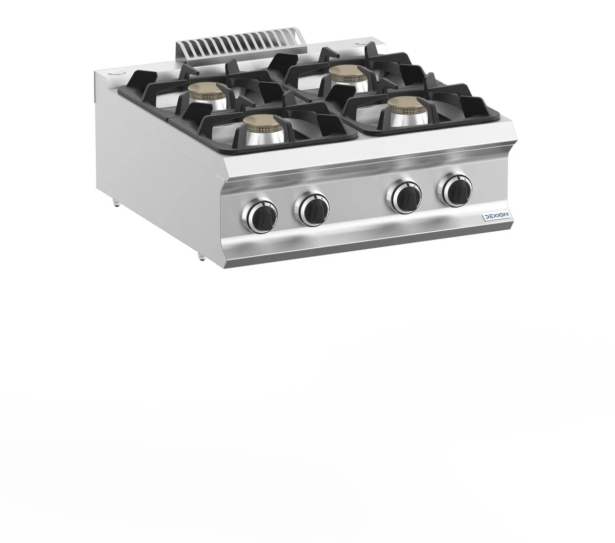 Cuisinière à gaz Dexion Lux 700 - 70/73 - appareil de table - 4 feux - 28 kW
