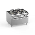 Cuisinière à gaz Dexion Lux 980 - 120/90 avec four à gaz - 6 feux - 61 kW