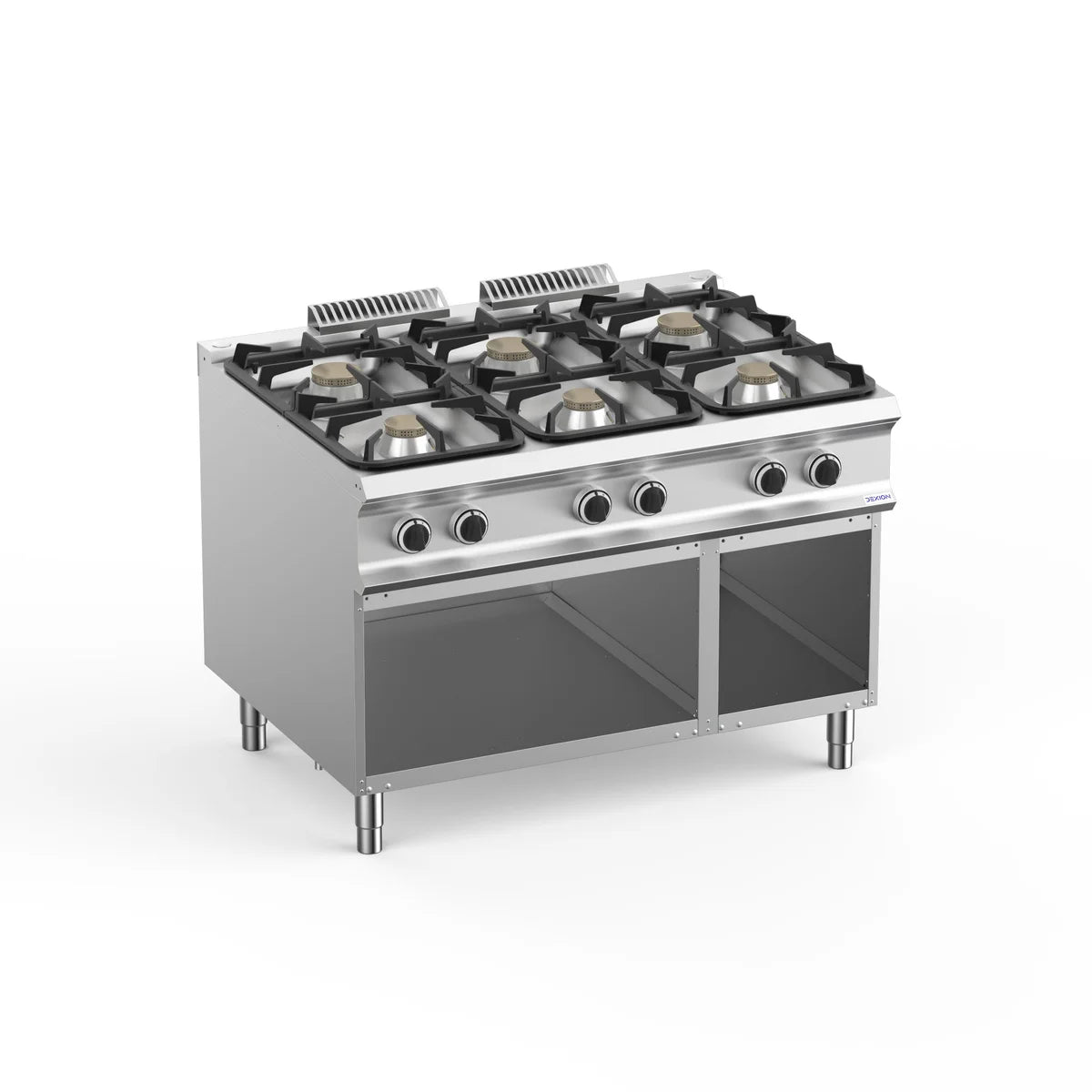 Cuisinière à gaz Dexion Lux 980 - 120/90 - 6 feux - 54 kW