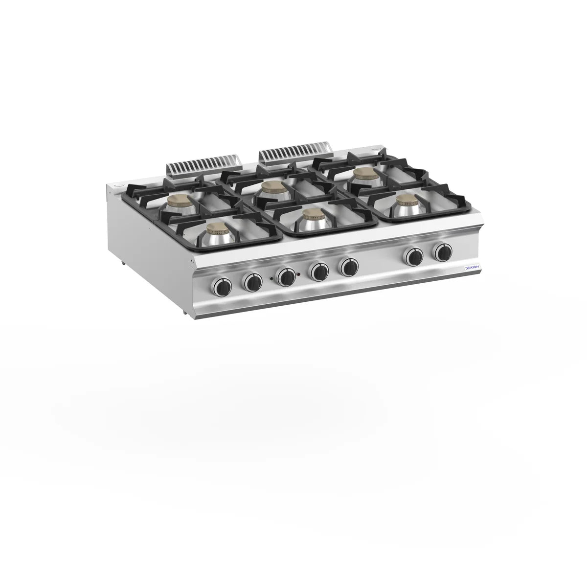 Cuisinière à gaz Dexion Lux 980 - 120/90 - appareil de table - 6 feux - 54 kW