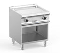 Plancha électrique Dexion Lux 700 - 70/73 - lisse, chromée - 10 kW