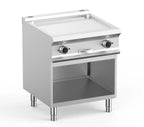 Plancha électrique Dexion Lux 700 - 70/73 - lisse, chromée - 10 kW