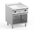 Plancha électrique Dexion Lux 700 - 70/73 - ½ lisse, ½ rainurée - 10 kW