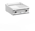 Plancha électrique Dexion Lux 700 - 70/73 - ½ lisse, ½ rainurée - modèle de table - 10 kW