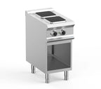 Cuisinière électrique Dexion Lux 700 - 40/73 - 2 plaques carrées - 5,2 kW