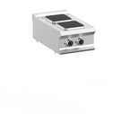 Cuisinière électrique Dexion Lux 700 - 40/73 - appareil de table - 2 plaques carrées - 5,2 kW