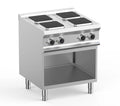 Cuisinière électrique Dexion Lux 700 - 70/73 - 4 plaques carrées - 10,4 kW