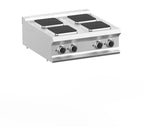 Cuisinière électrique Dexion Lux 700 - 70/73 - appareil de table - 4 plaques carrées - 10,4 kW