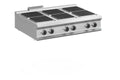Cuisinière électrique Dexion Lux 980 - 120/90 - appareil de table - 6 plaques carrées - 20 kW