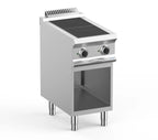Cuisinière électrique Dexion Lux 700 - 40/73 - 2 plaques carrées encastrées - 5 kW