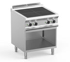 Cuisinière électrique Dexion Lux 700 - 70/73 - 4 plaques carrées encastrées - 10 kW