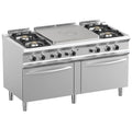 Plaque de cuisson à gaz Dexion Lux 700 - 150/73 avec four à gaz - 50 kW