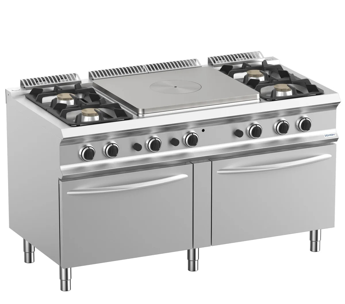 Plaque de cuisson à gaz Dexion Lux 700 - 150/73 avec four à gaz - 50 kW
