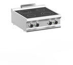 Cuisinière vitrocéramique Dexion Lux- 700 - 70/73 - appareil de table - 4 zones de cuisson rondes - 8,6 kW