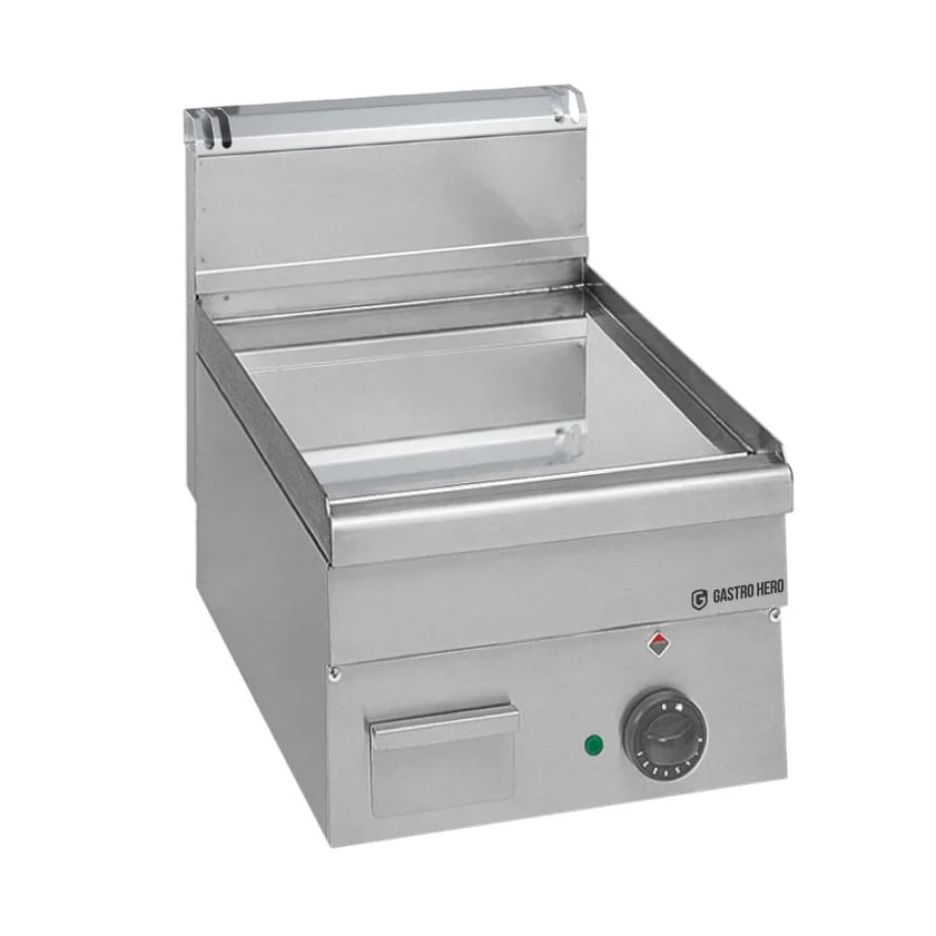 Plancha électrique Série 600 - 40/60 - lisse, chromée - modèle de table - 5 kW