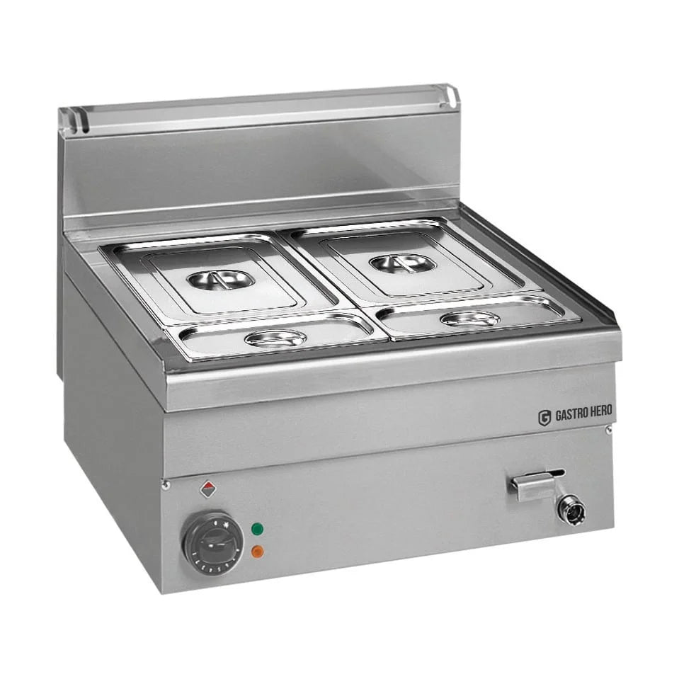 Bain-marie électrique Série 600 - 60/60 - GN 1/1+1/4+1/4 - Appareil de table - 3,06 kW