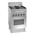 Cuisinière à gaz Série 600 - 60/60 avec four électrique, chaleur tournante et gril électrique