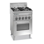 Cuisinière à gaz Série 600 - 60/60 avec four électrique, chaleur tournante et gril électrique