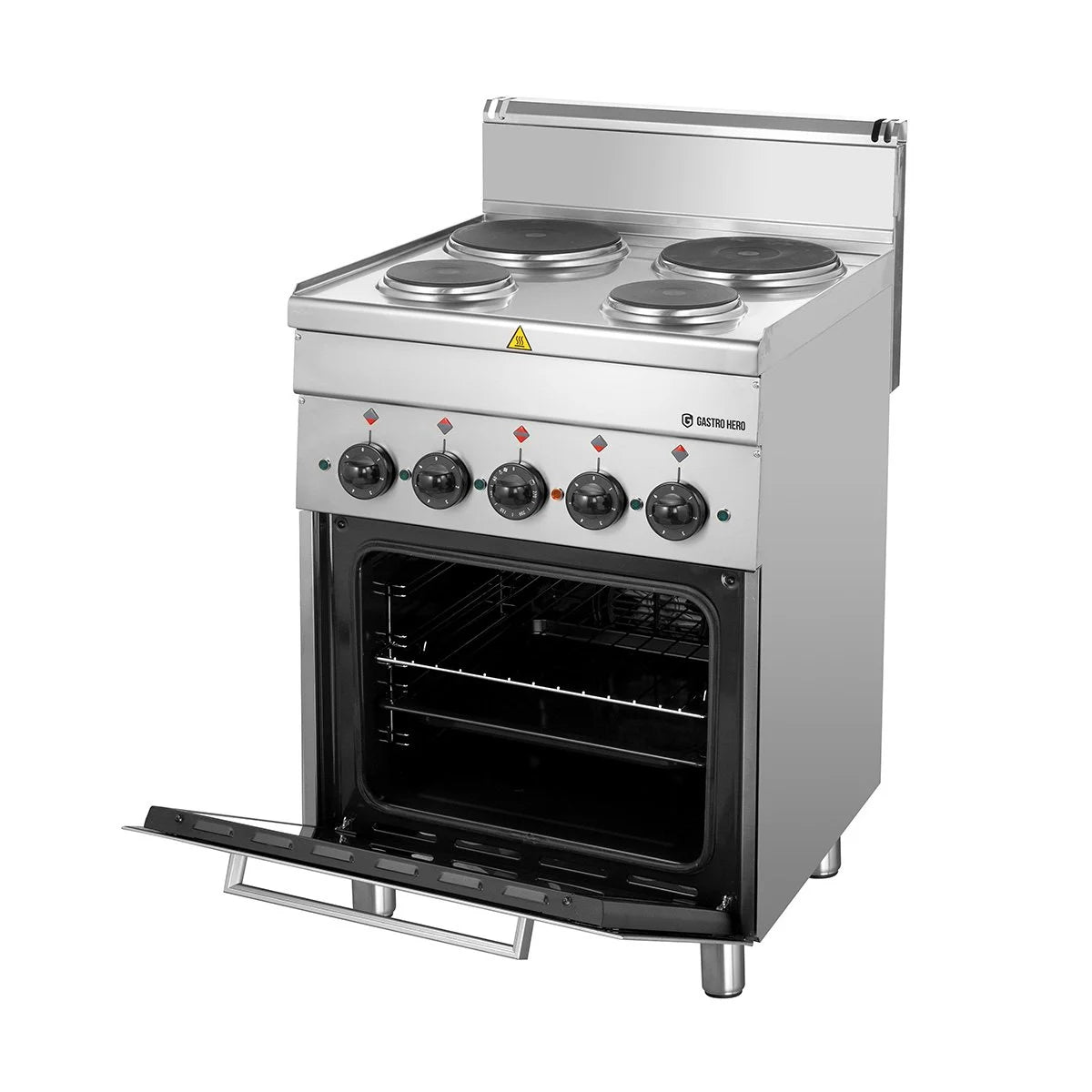 Cuisinière électrique Série 600 - 60/60 avec four électrique et grill électrique - 4 plaques de cuisson 11,7 kW