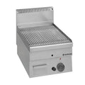 Plaque à snacker à gaz Série 600 - 40/60 - rainurée - appareil de table - 5,1 kW