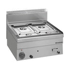 Bain-marie à gaz Série 600 - 60/60 - GN 1/1+1/4+1/4 - Appareil de table - 5 kW