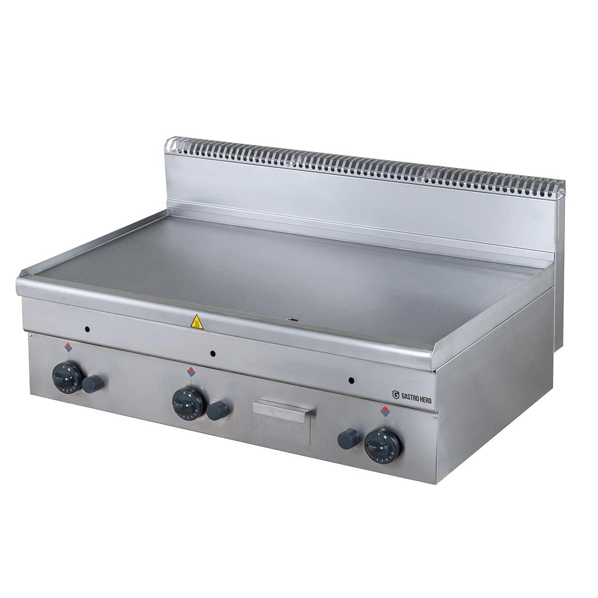 Plaque grill gaz Série 600 - 100/60 - lisse - appareil de table - 15,3 kW