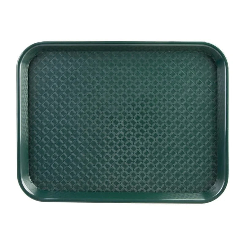 Plateau fast-food Kristallon vert 450 x 350 mm