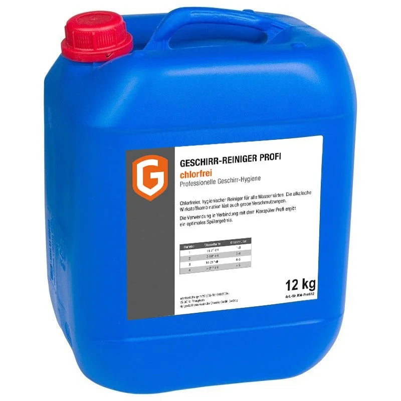 Détergent vaisselle PROFI sans chlore bidon 12 kg
