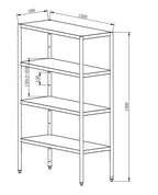 Rayonnage Basic 1200x500x1800 mm