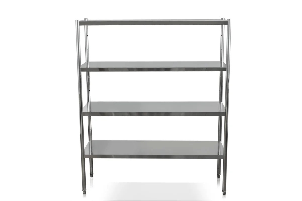 Étagère en inox AISI 201 Basic 1200x500x1800 mm, à monter soi-même
